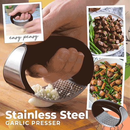 （Special Offer Now) Stainless Steel Garlic Presser