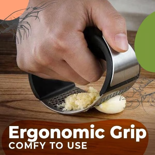 （Special Offer Now) Stainless Steel Garlic Presser