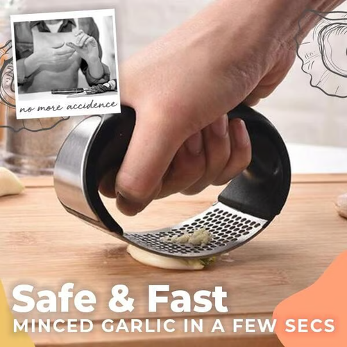 （Special Offer Now) Stainless Steel Garlic Presser