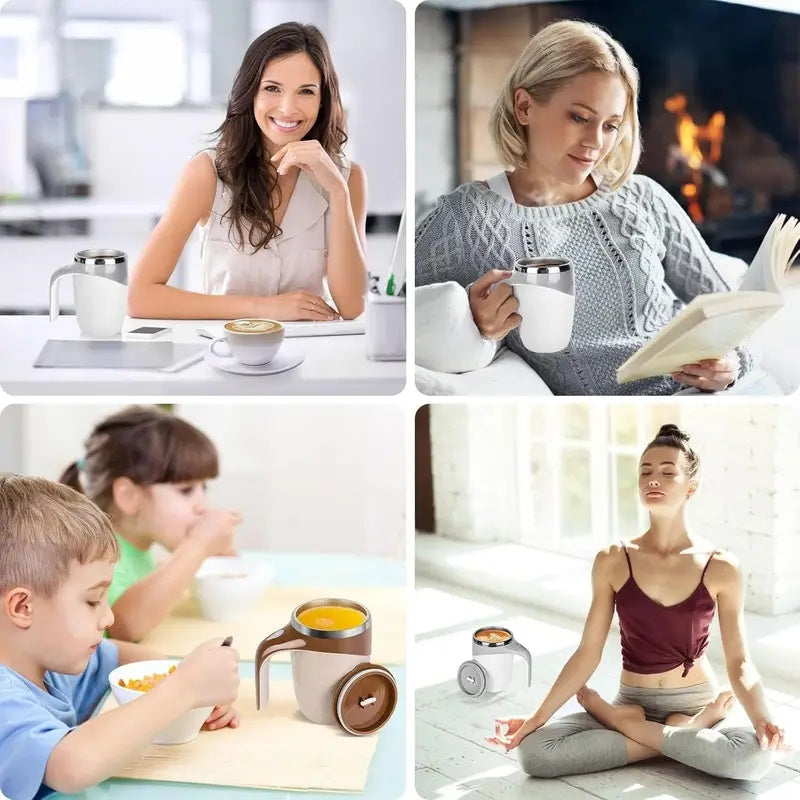 ⚡️ Lightning-speed kill! ⚡️Automatic coffee stirring cup