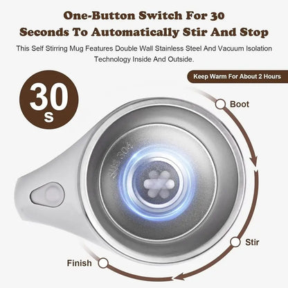 ⚡️ Lightning-speed kill! ⚡️Automatic coffee stirring cup