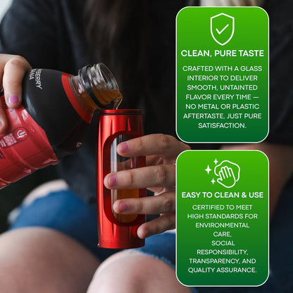 🔥LAST DAY 60% OFF🔥 -Aluminum Glass Water Bottle