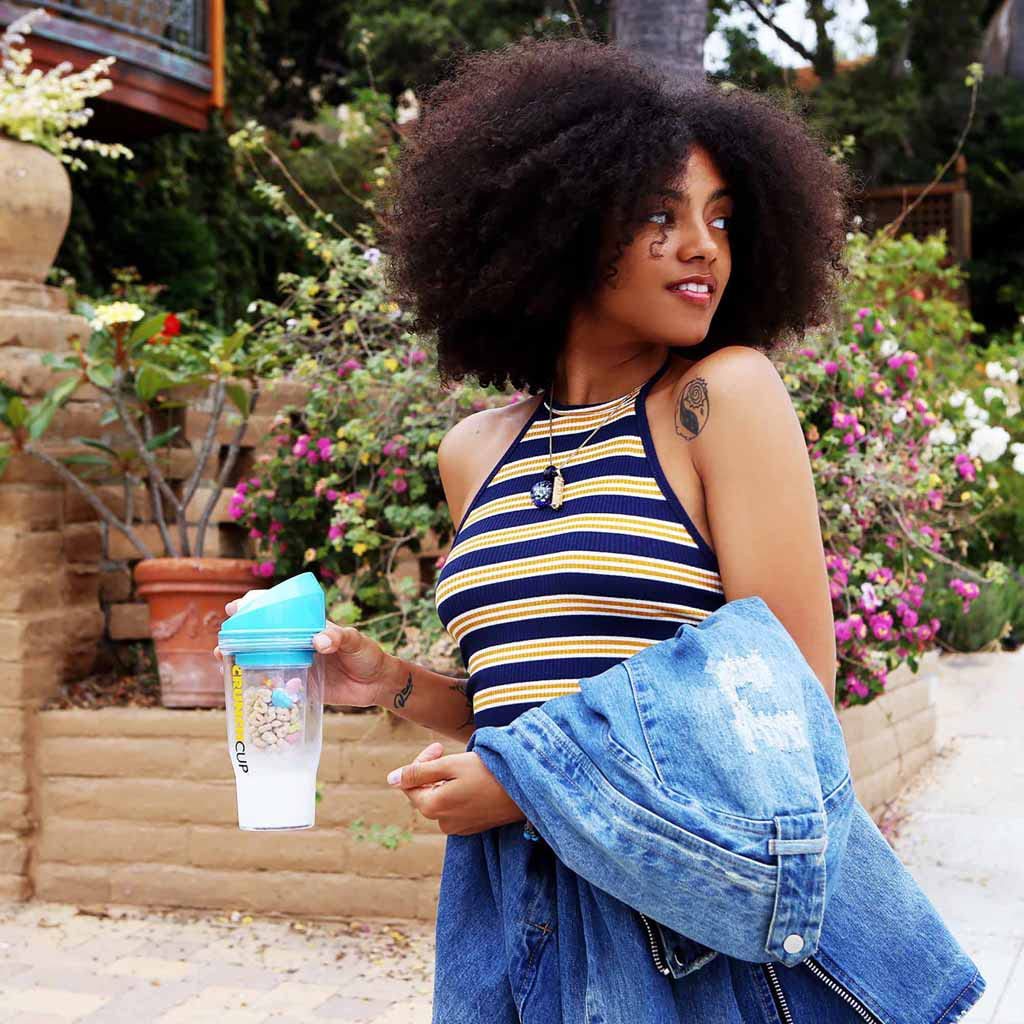 Dry and wet separation cereal cup