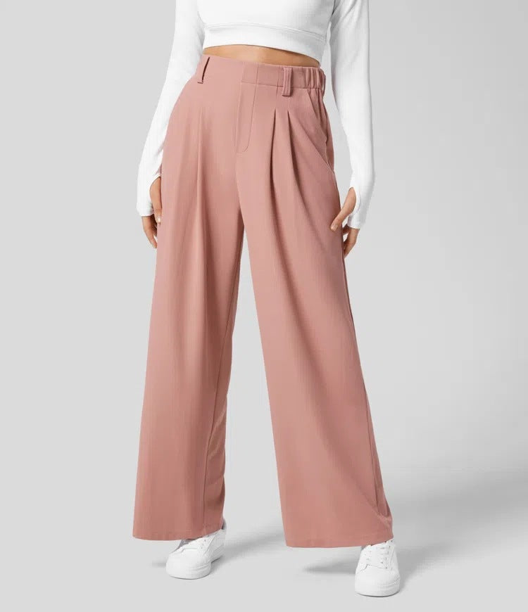 🎲Lucky discount! High-waisted wide-leg pants with a drape