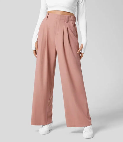 🎲Lucky discount! High-waisted wide-leg pants with a drape