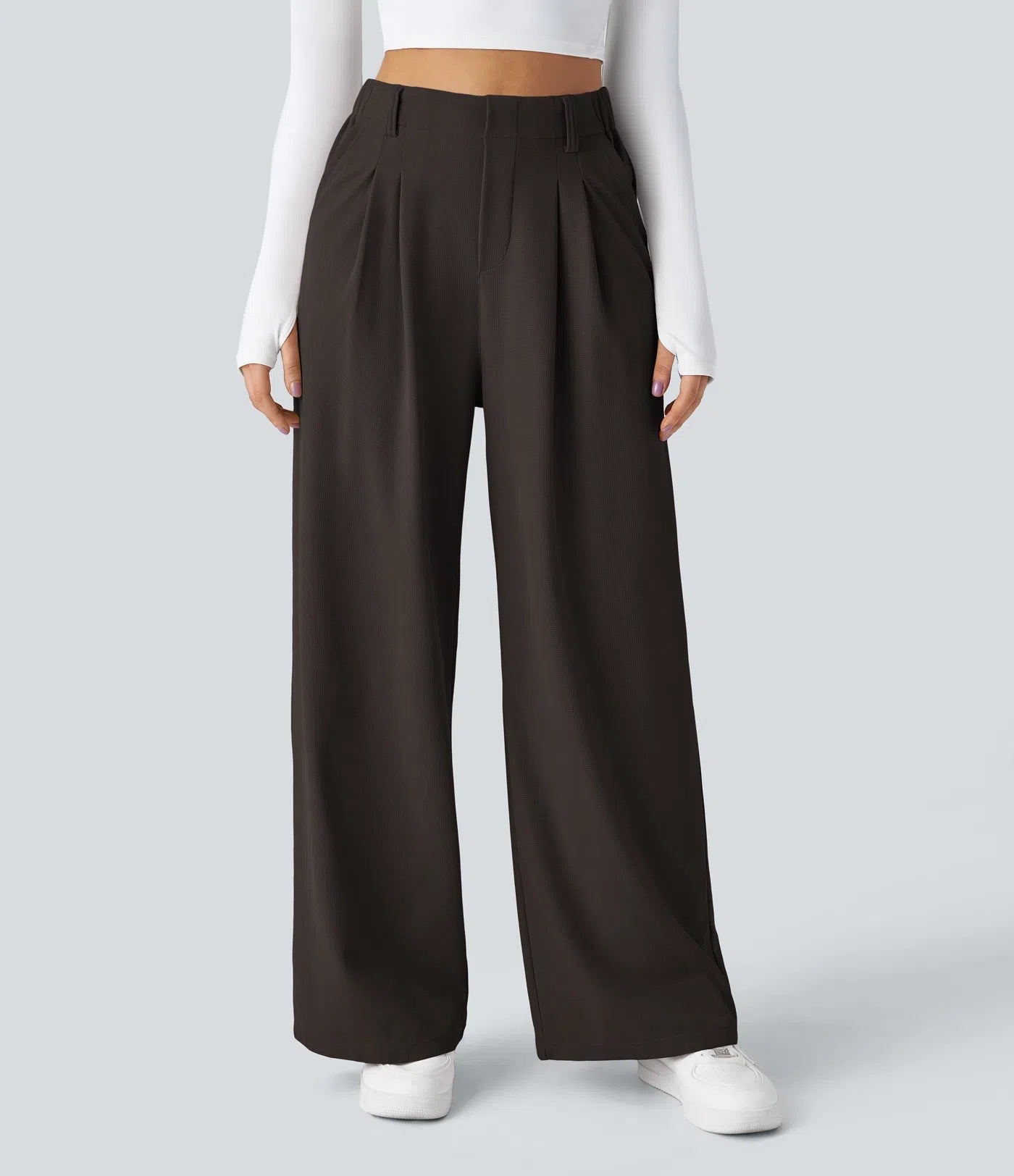 🎲Lucky discount! High-waisted wide-leg pants with a drape