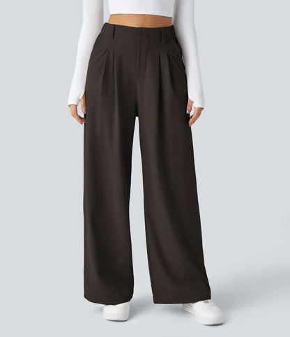 🎲Lucky discount! High-waisted wide-leg pants with a drape