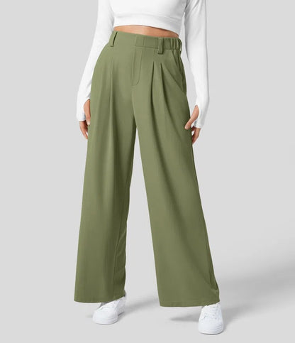 🎲Lucky discount! High-waisted wide-leg pants with a drape