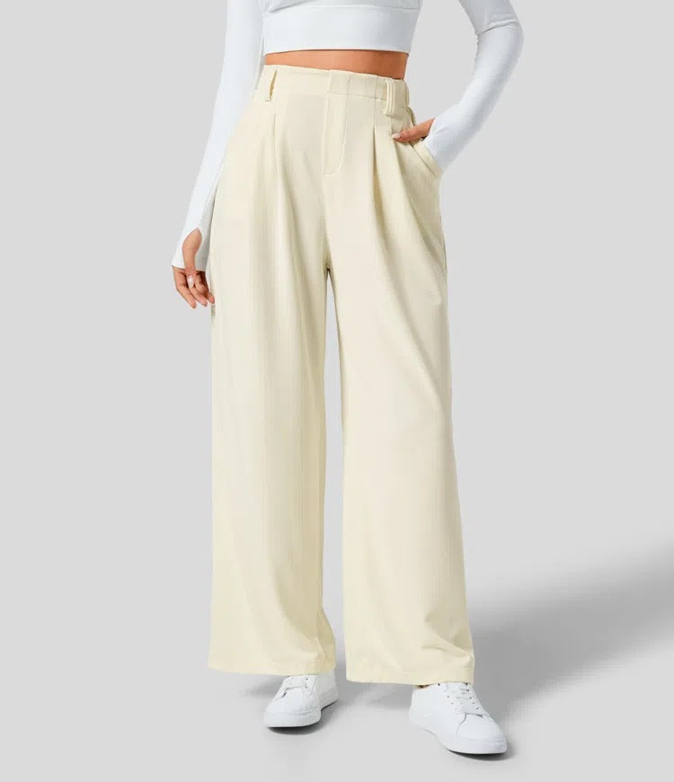 🎲Lucky discount! High-waisted wide-leg pants with a drape