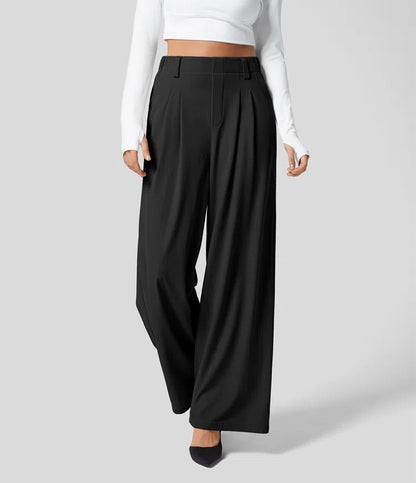 🎲Lucky discount! High-waisted wide-leg pants with a drape