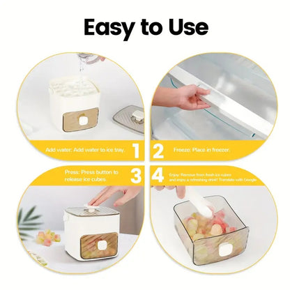 🤗 One price, double the fun!❄️Portable 48-grid ice bucket❄️