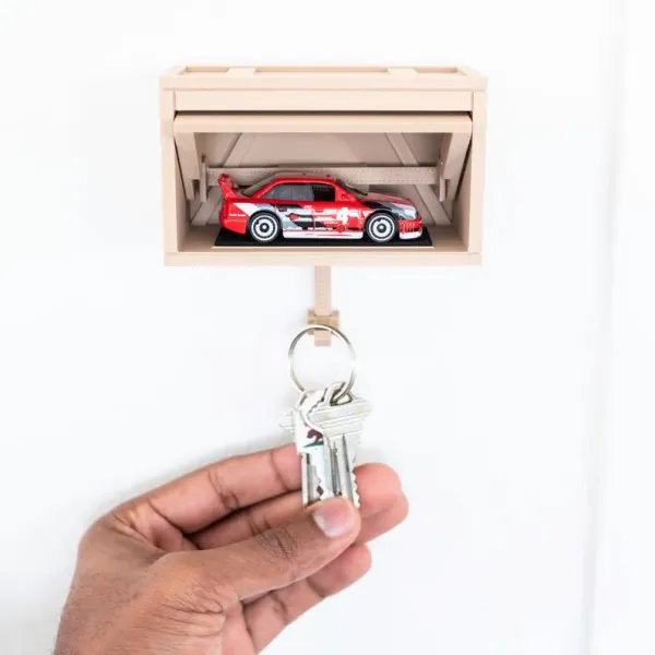 🔥Hot Sale 49% OFF🔥🚗🔑 Car Garage Key Holder with Opening Door