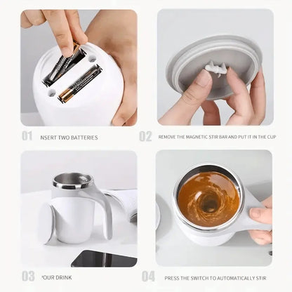 ⚡️ Lightning-speed kill! ⚡️Automatic coffee stirring cup