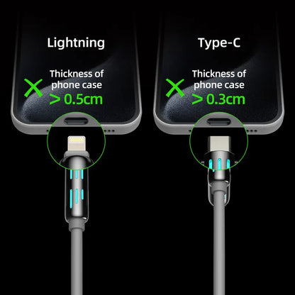 4-in-1 multi-function 240W fast charging cable