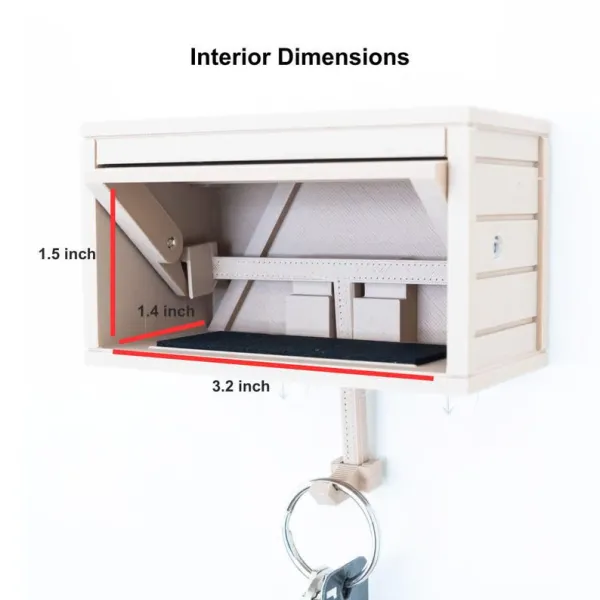 🔥Hot Sale 49% OFF🔥🚗🔑 Car Garage Key Holder with Opening Door